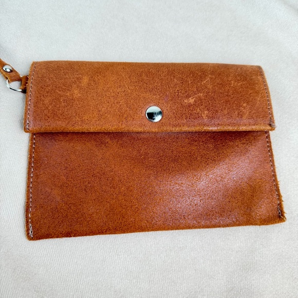 Gianni Notaro Genuine Leather Suede Tote Bag w/ Pouch | Made in Italy - Picture 14 of 16